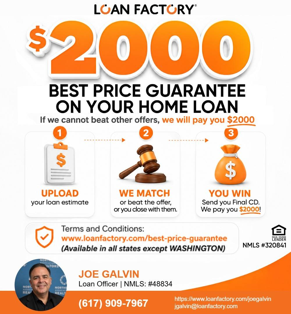 Loan Factory $2,000 Best Price Guarantee on your home loan